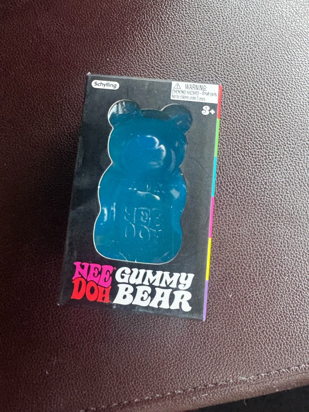 Nee Doh Blue Gummy Bear Kids Toy